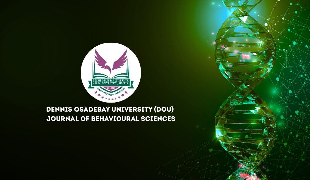 Faculty of Behavioural Sciences, Dennis Osadebay University (DOU), Journal